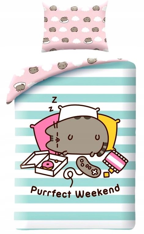 Pościel Pusheen The Cat Purrfect Weekend Pościel Kot Pusheen 160x200