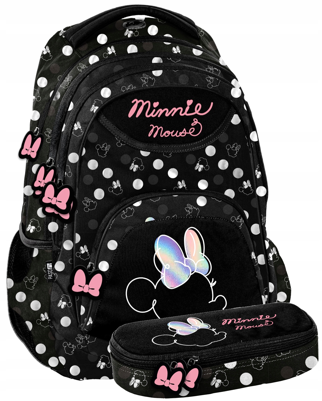 Plecak szkolny dla dziewczynki Myszka Minnie 1 4 klasa zestaw tornister