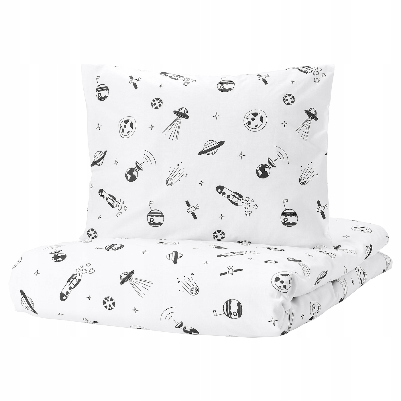 Ikea Aftonsparv Pościel dziecięca 150x200 kosmos