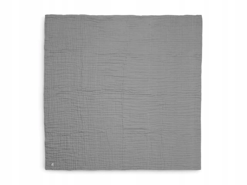 Jollein - Kocyk Muślinowy Cotton 120 X 120 Cm Storm Grey