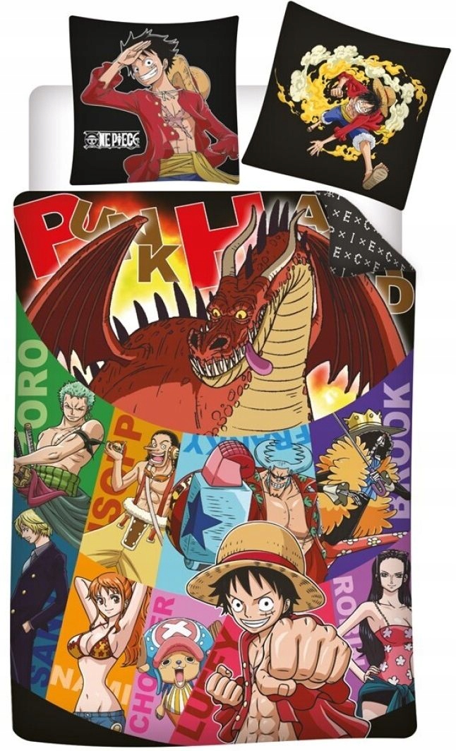 Pościel One Piece Anime Manga 140x200 Worek