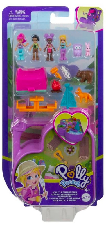 Serce Polly Pocket GYV92 obozowisko obóz kemping