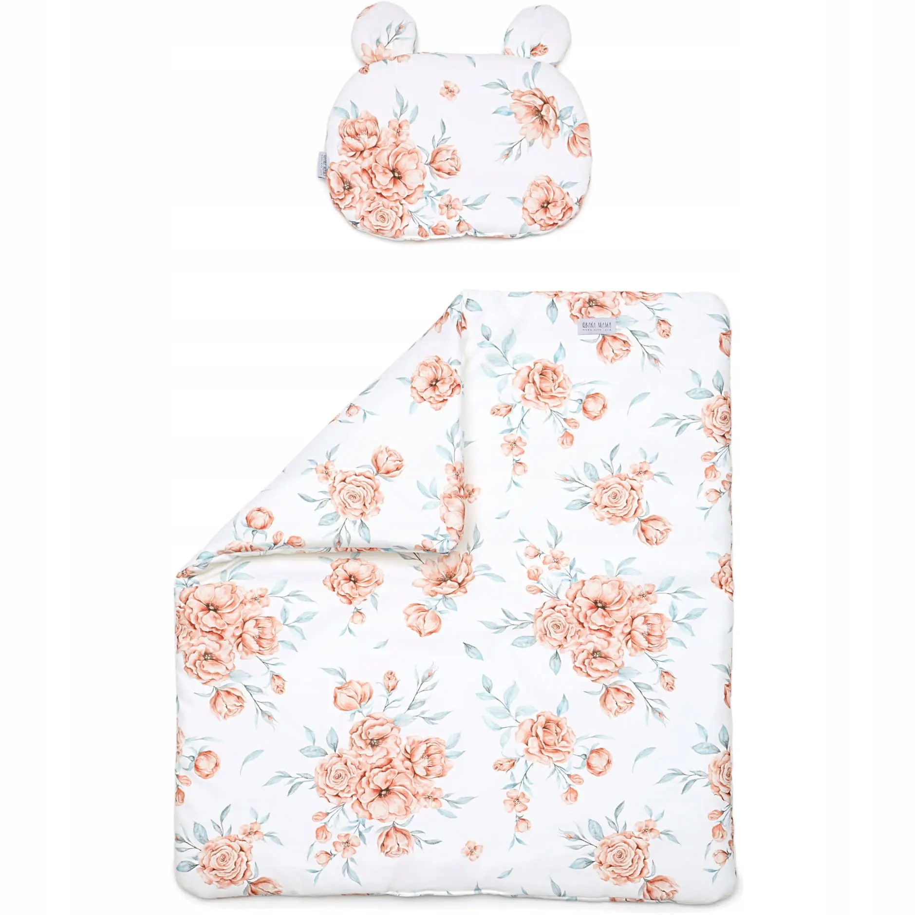 Pościel bawełniana do wózka 75x65 cm Bloom Revival Qbana Mama