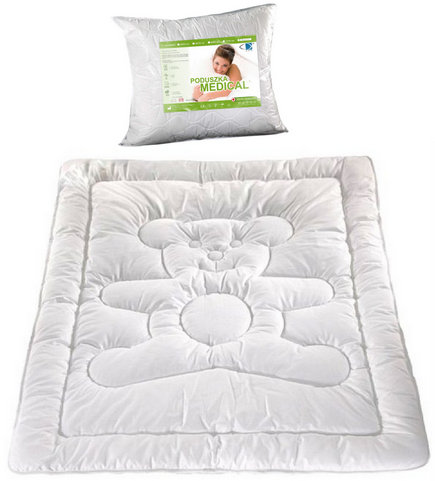 Zestaw Kołdra 120x150 Poduszka 40X60 Medical 95° Komplet Pościeli Dziecka
