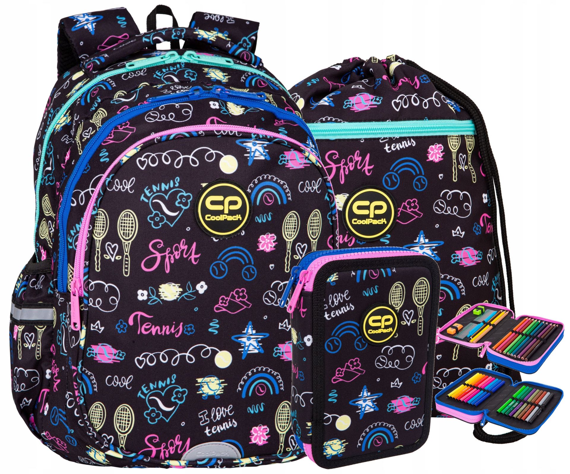 Plecak szkolny tornister CoolPack 1 4 klasa dla dziewczynki Tennis Star