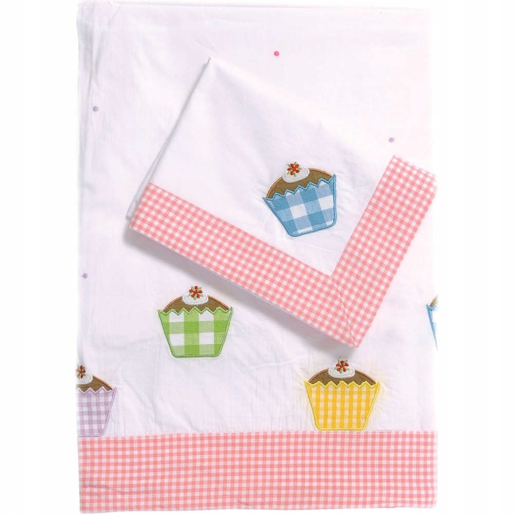 Komplet pościeli dla dzieci 140x200cm Ciasteczka W