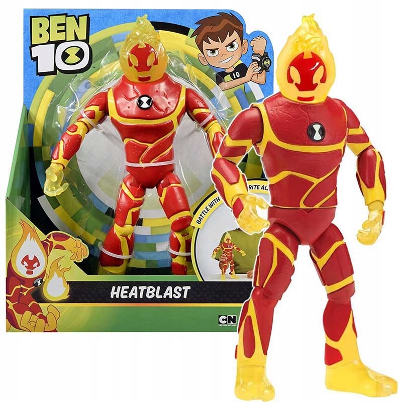 BEN 10 FIGURKA HEATBLAST Gigant 25 cm