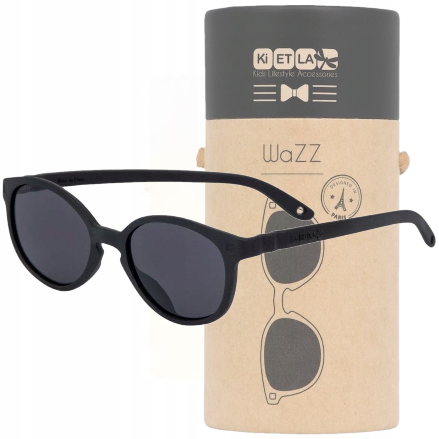 Ki Et La Okulary Przeciwsłoneczne Dziecięce KiETLA WaZZ Black Czarne 1-2 l