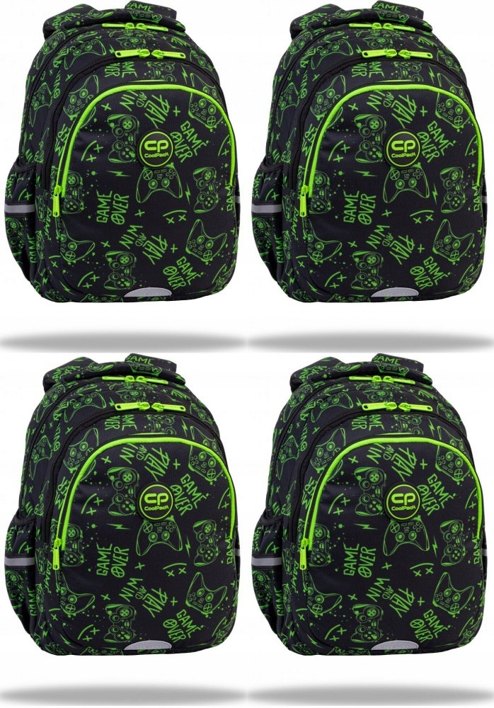 Plecak Szkolny Jerry 21L Game Night Black Neon 1kl x4