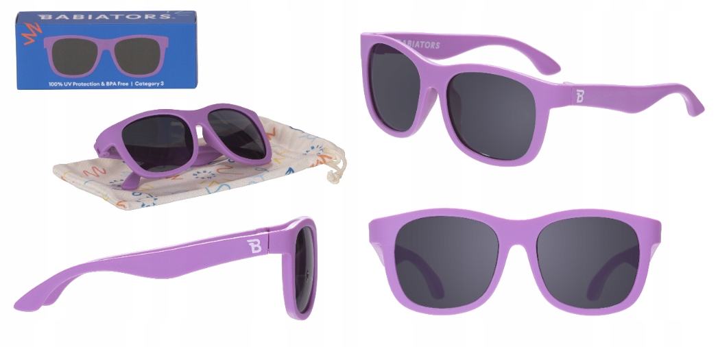 Babiators Navigator A Little Lilac Okulary przeciwsłoneczne dla dzieci 0-2