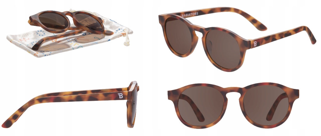 Babiators Keyhole Totally Tortoise Okulary przeciwsłoneczne dla dzieci 6+