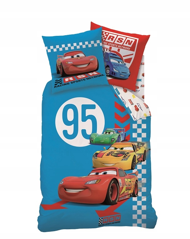 pościel dziecięca 140x200 Cars McQueen Auta Złomek