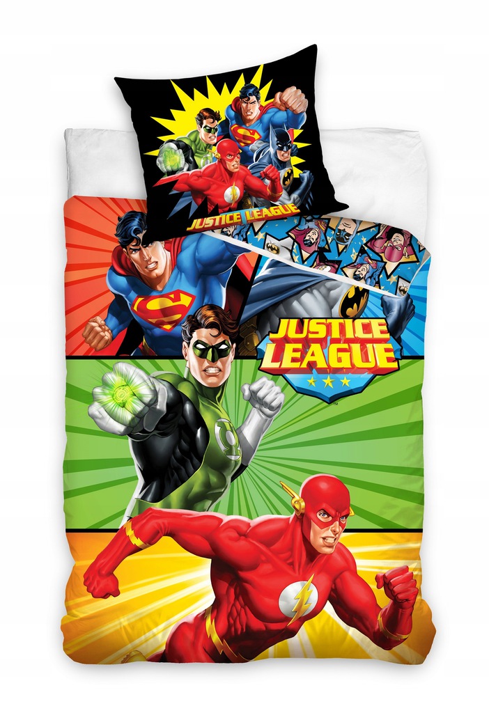 Pościel Justice League Superman Flash 140x200