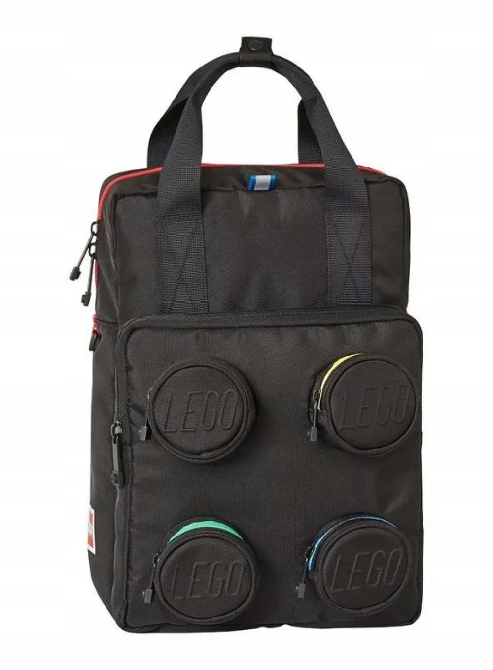 Lego Brick 2x2 Backpack 20205-0354 czarny plecak klasyczny szkolny