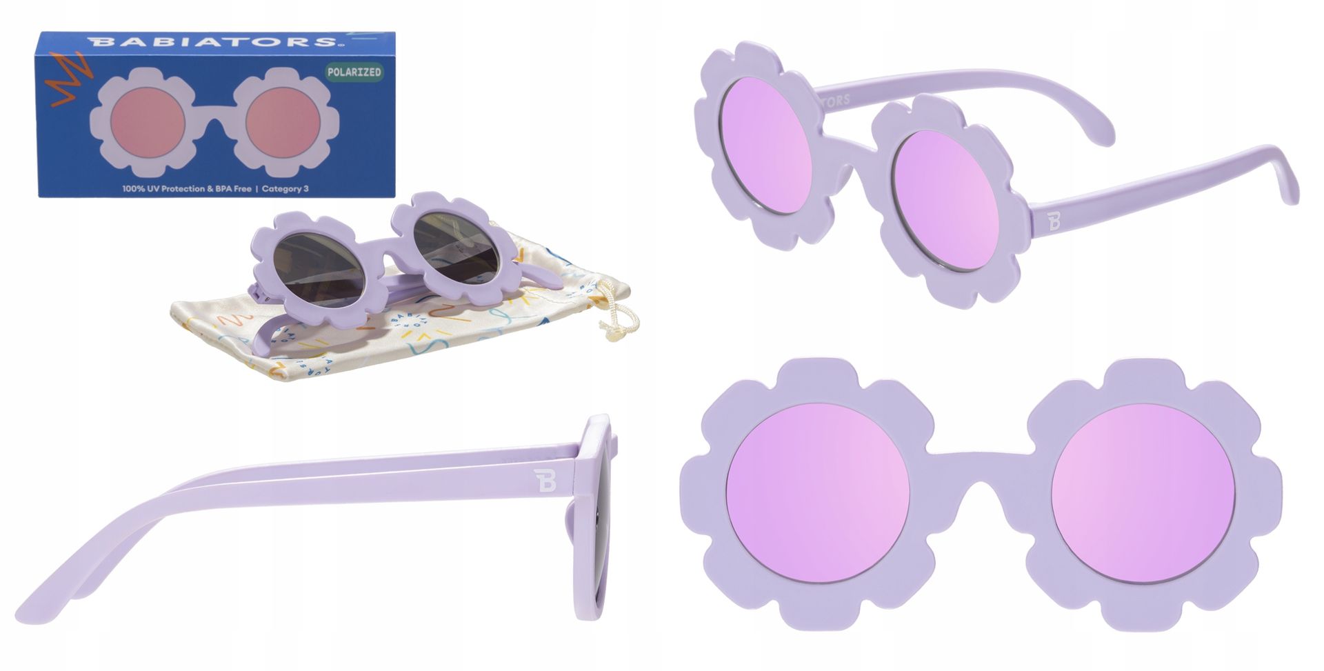 Babiators P-FWR503-M Okulary przeciwsłoneczne dla dzieci 3-5 Polaryzacja