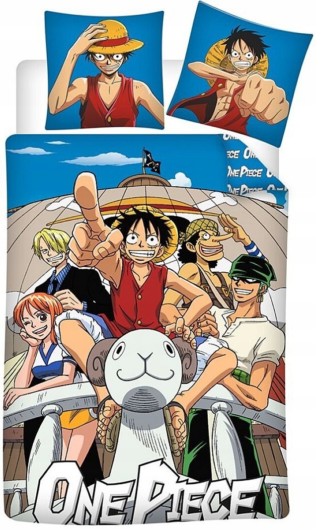 Pościel One Piece Monkey D. Luffy Pościel Manga Pościel Anime 140x200