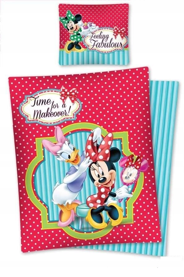 pościel dziecięca Myszka Minnie Mini Miki 160x200