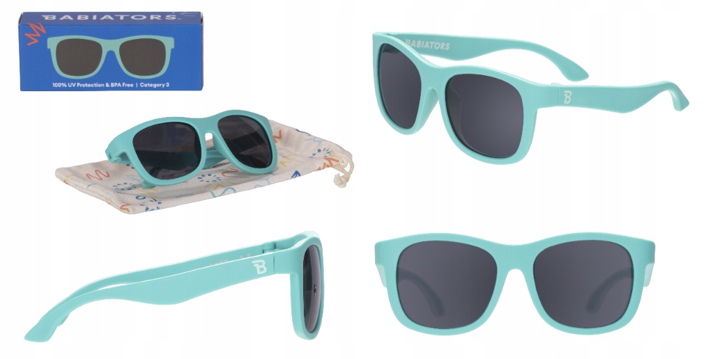 Babiators Navigator Totally Turquoise Okulary przeciwsłoneczne dla dzieci S