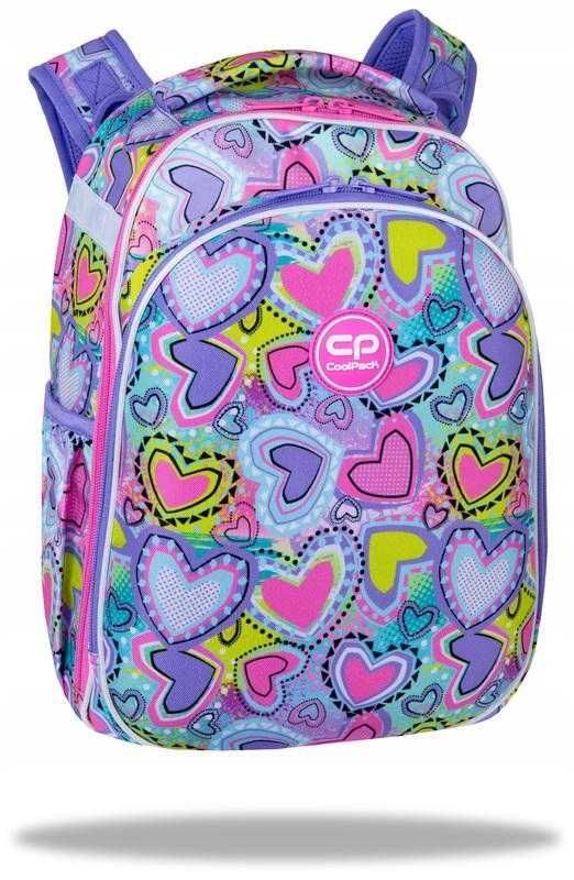 Plecak Tornister CoolPack Turtle Z Gwizdkiem Ratunkowym Pastel Heart