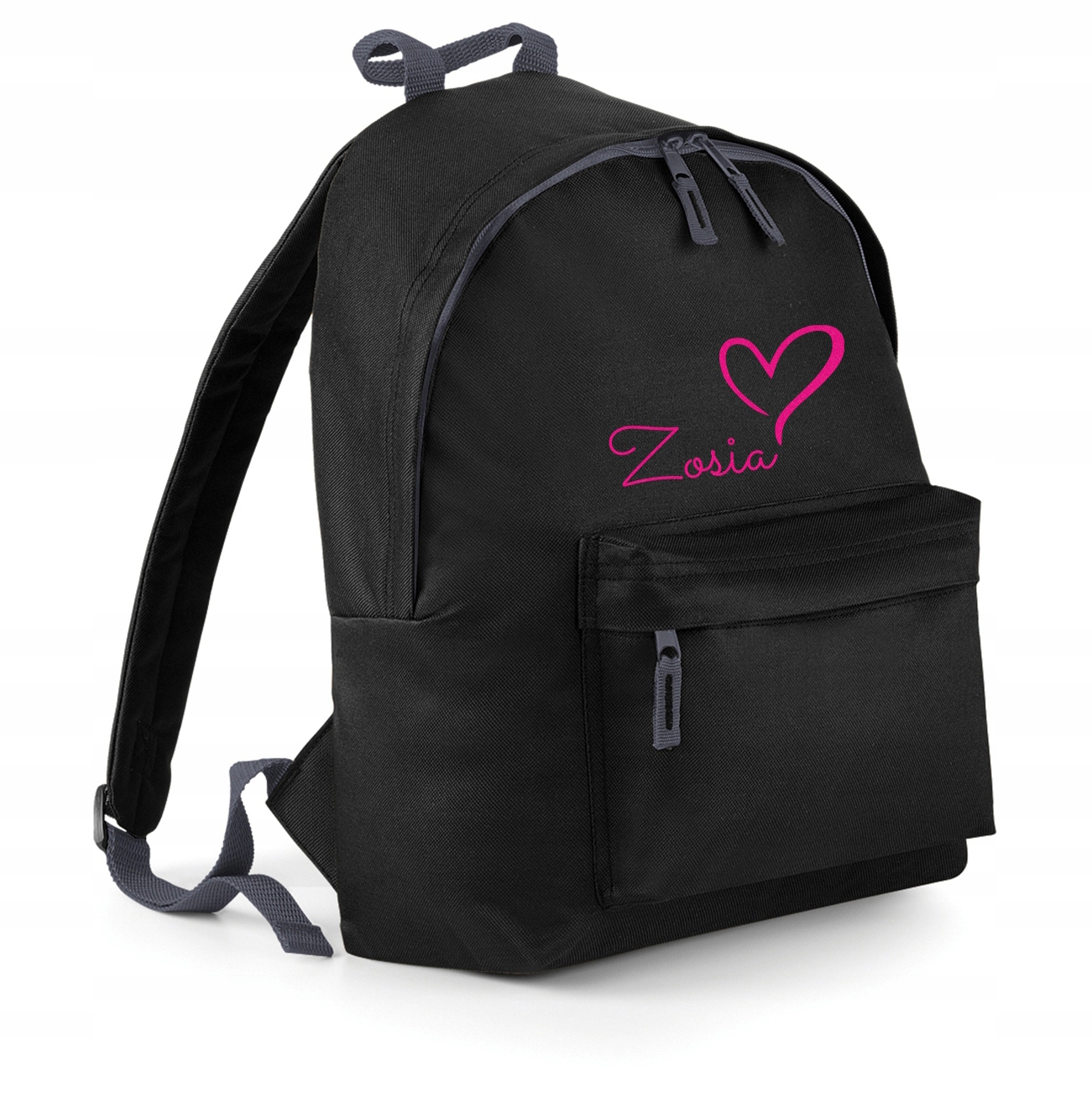 Plecak czarny imię dla Dziewczynki 8 lat