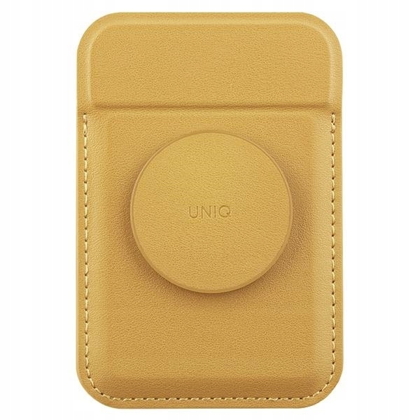 Uniq Flixa magnetyczny portfel na karty z podpórką żółty/canary yellow MagS