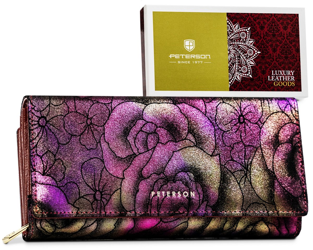 Portfel damski skórzany PTN 42100-MD PURPLE