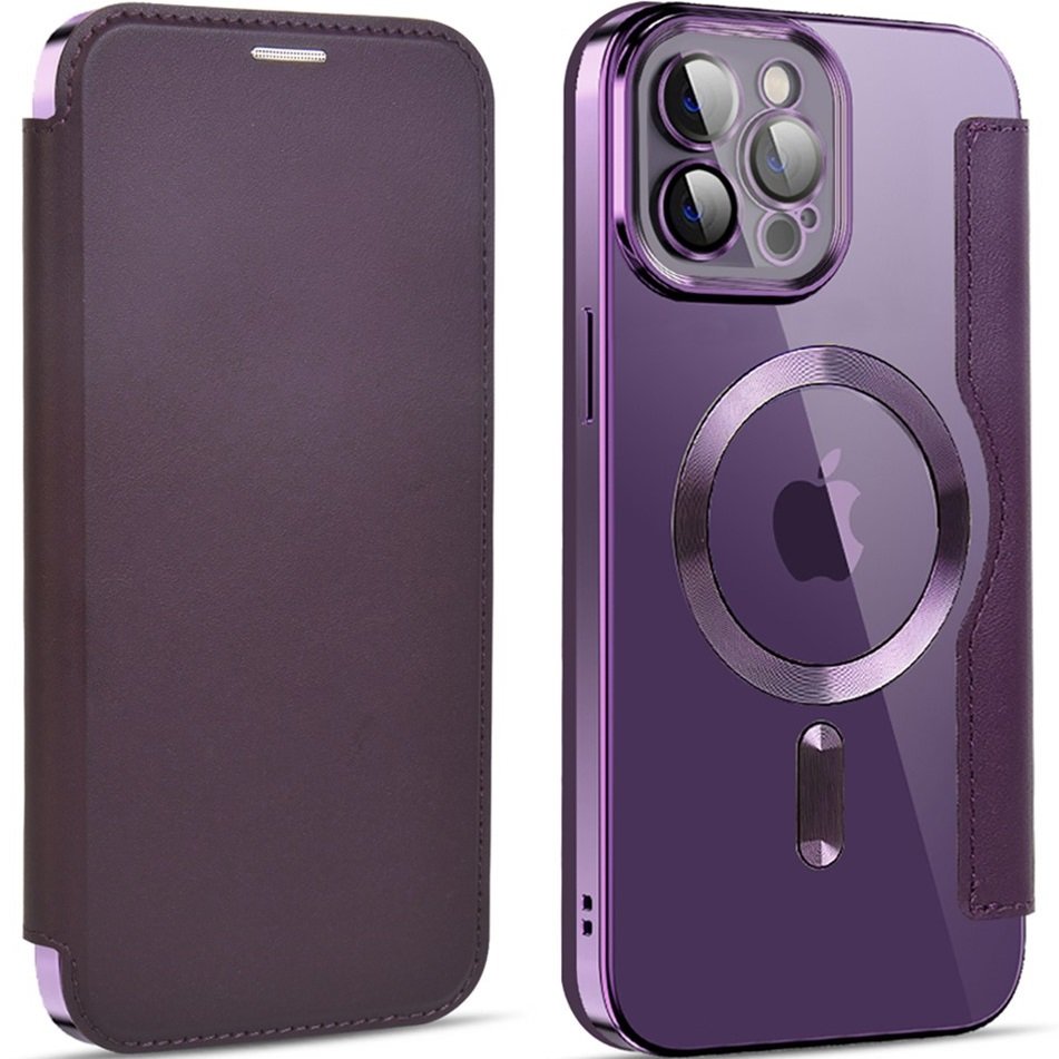Etui do iPhone 11 Pro Max, portfel z klapką Rfid, Magnetyczne, Pokrowiec