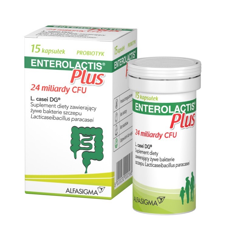 Enterolactis Plus, 15 kapsułek