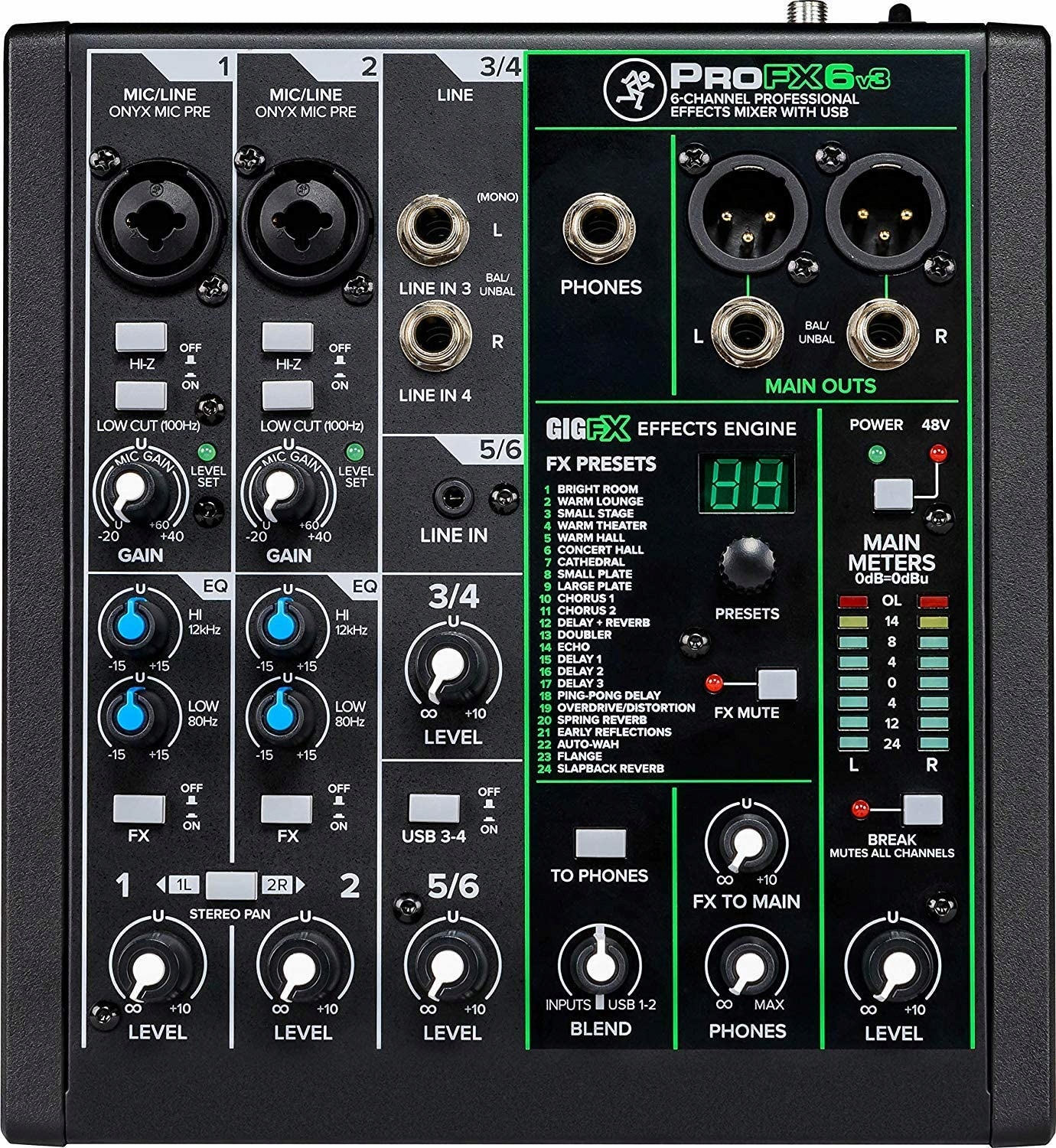 Mackie ProFX6v3 mikser analogowy