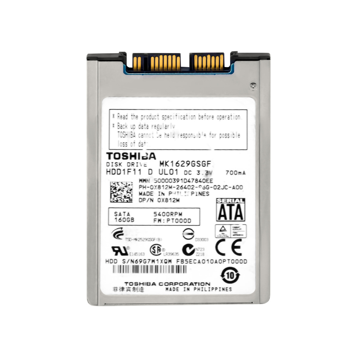 Dell Dysk twardy - 160 GB - 1.8