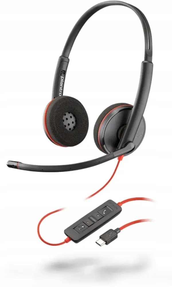 HP Poly Blackwire C3220 USB-C Headset +Carry Case (Bulk) 80S07A6