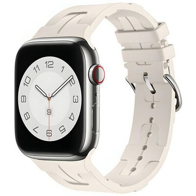 Beline Silicone Ultra do Apple Watch 38/40/41mm Beżowy
