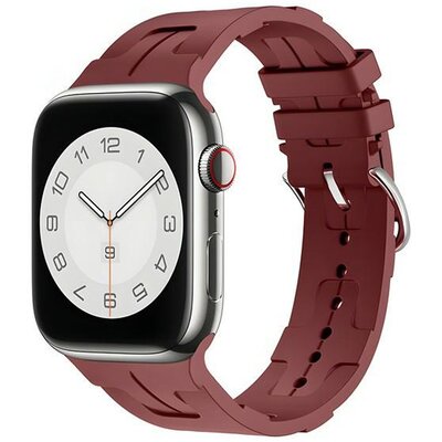 Beline Silicone Ultra do Apple Watch 38/40/41mm Bordowy