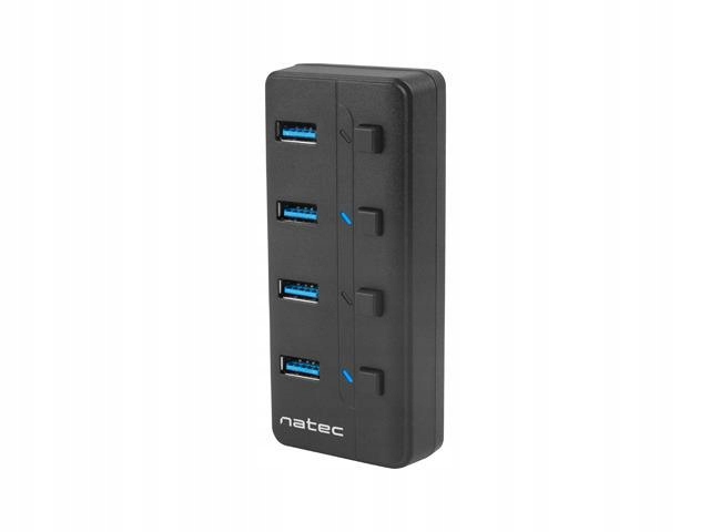 Natec Hub Usb 4x Usb 3.0 Mantis 2 z włącznikiem