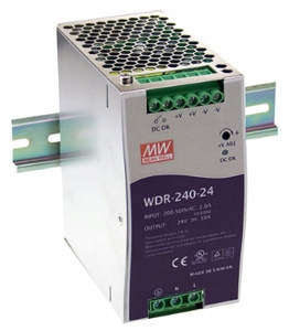 PULSAR WDR 24V/240W/10A zasilacz na szynę DIN (PL_WDR-240-24)