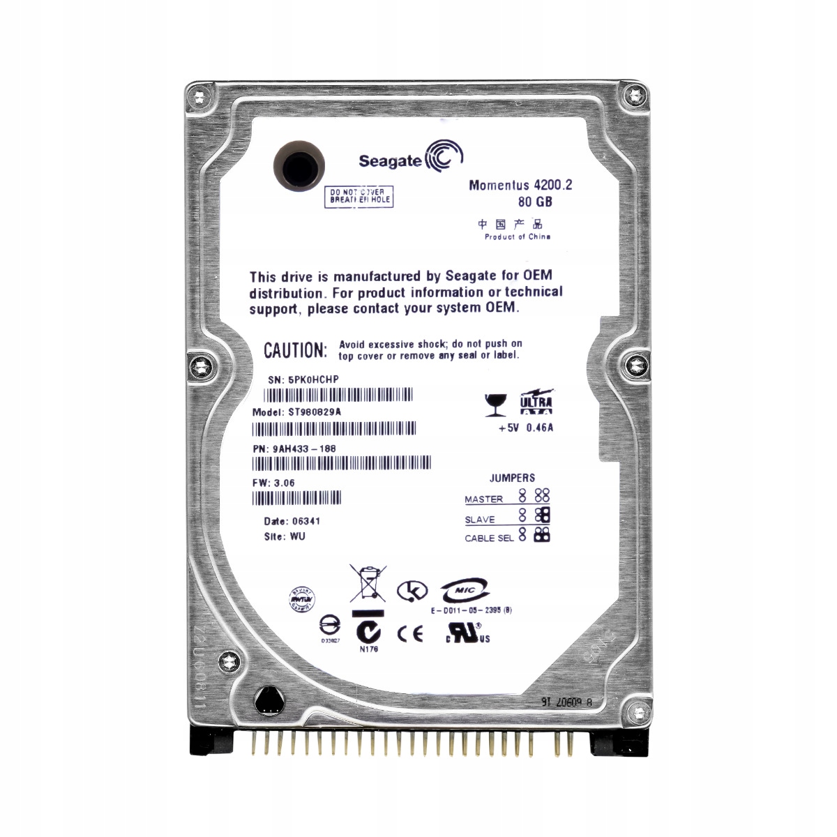 Seagate Momentus ST980829A
