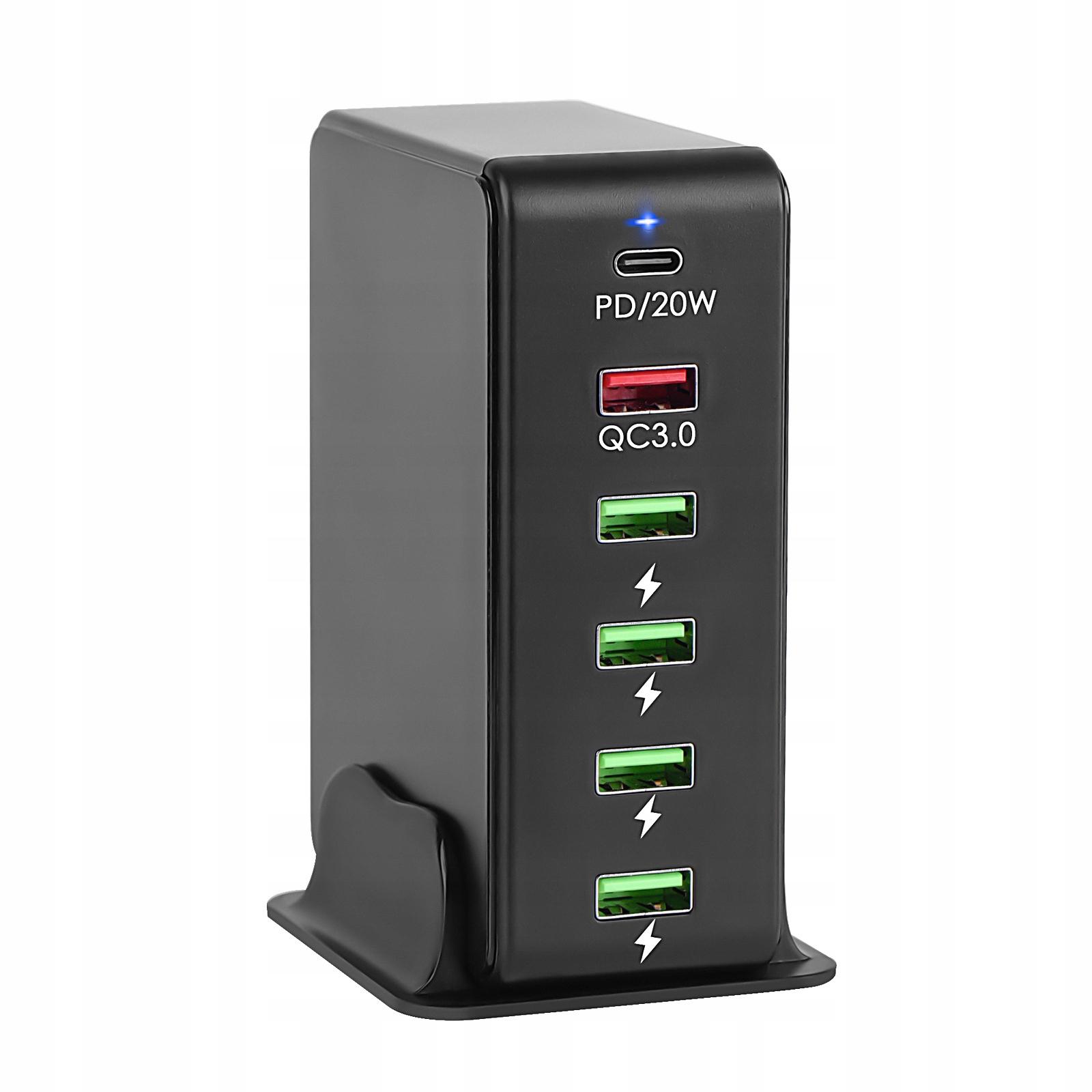 SZYBKA ŁADOWARKA KOSTKA DO ŁADOWANIA TELEFONU PD 100W USB C 4 PORTY