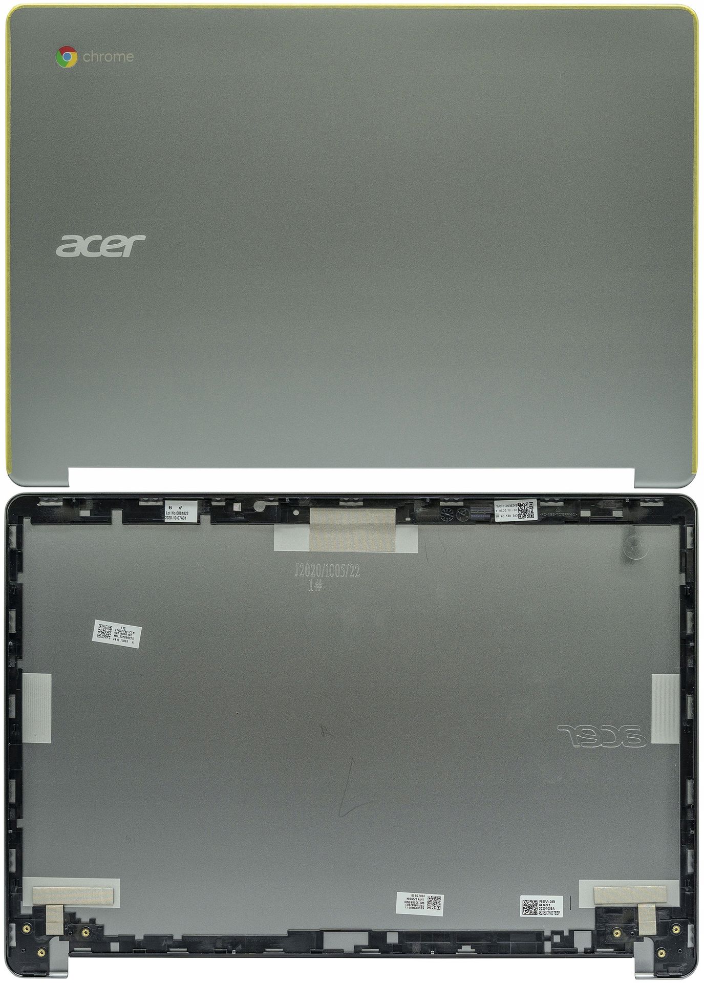 acer COVER.LCD.SILVER