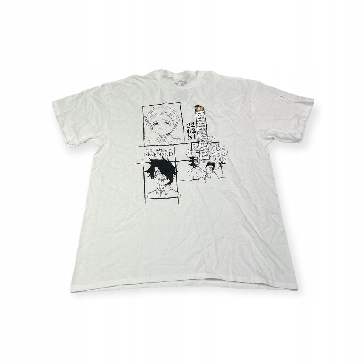Koszulka T-shirt męski okrągły dekolt SPENCER'S THE PROMISED NEVERLAND L