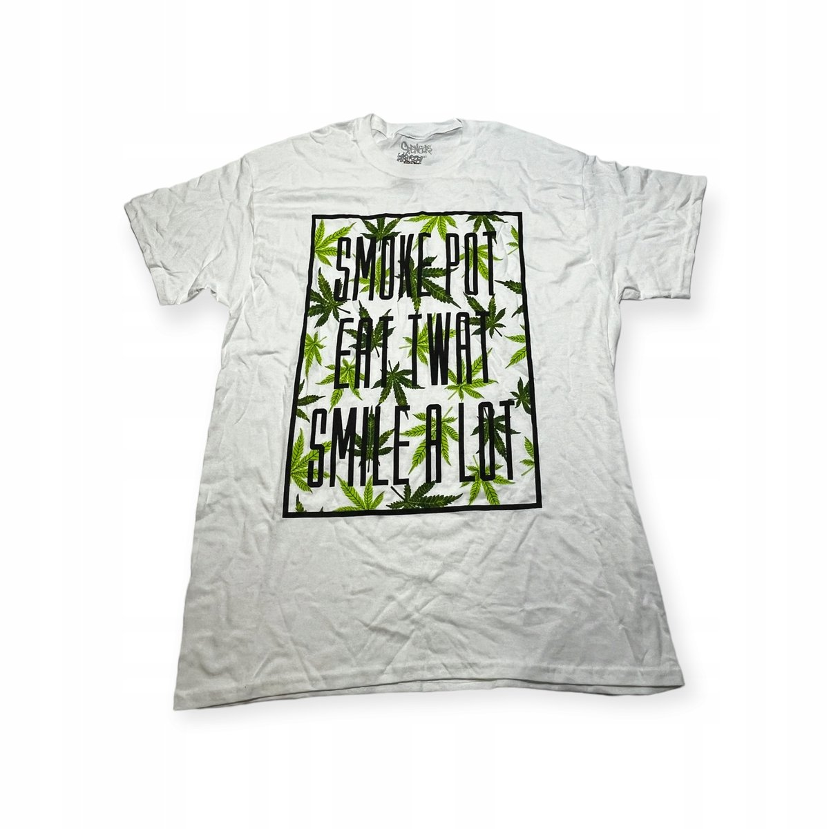 Koszulka T-shirt męski okrągły dekolt SPENCER'S nadruk L