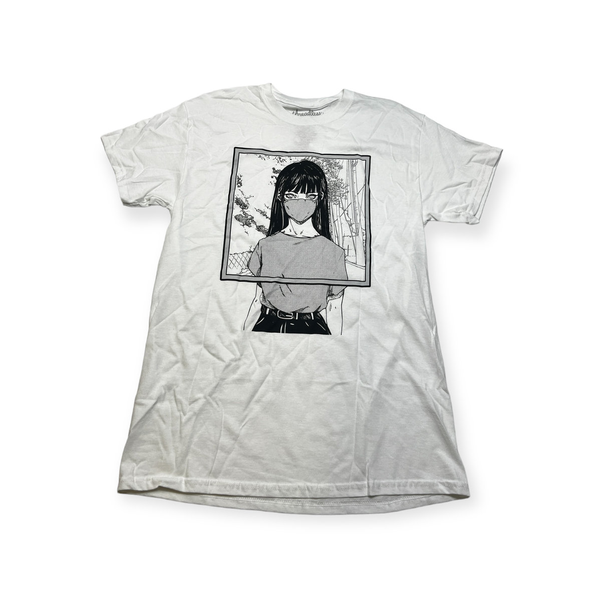 Koszulka T-shirt męski okrągły dekolt SPENCER'S nadruk L