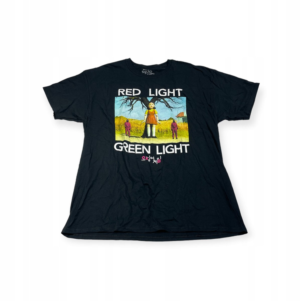 Koszulka T-shirt męski okrągły dekolt SPENCER'S SQUID GAME XL