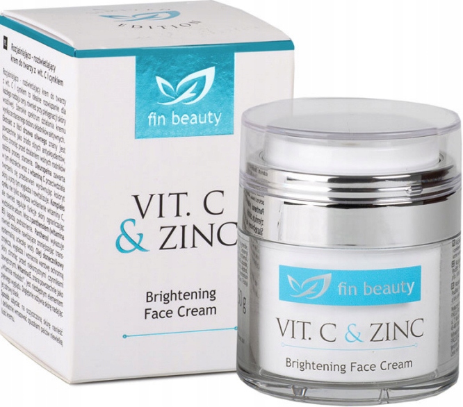 Fin Beauty krem do twarzy z wit C i cynkiem na dzień Finclub