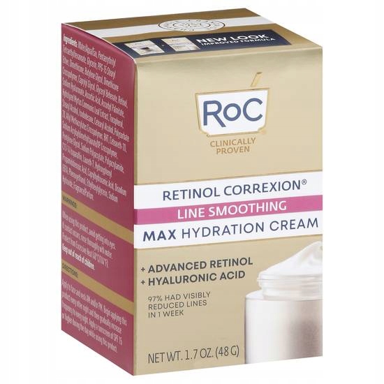 RoC Retinolkrem nawilżający do twarzy z retinolem na codzień 48 g