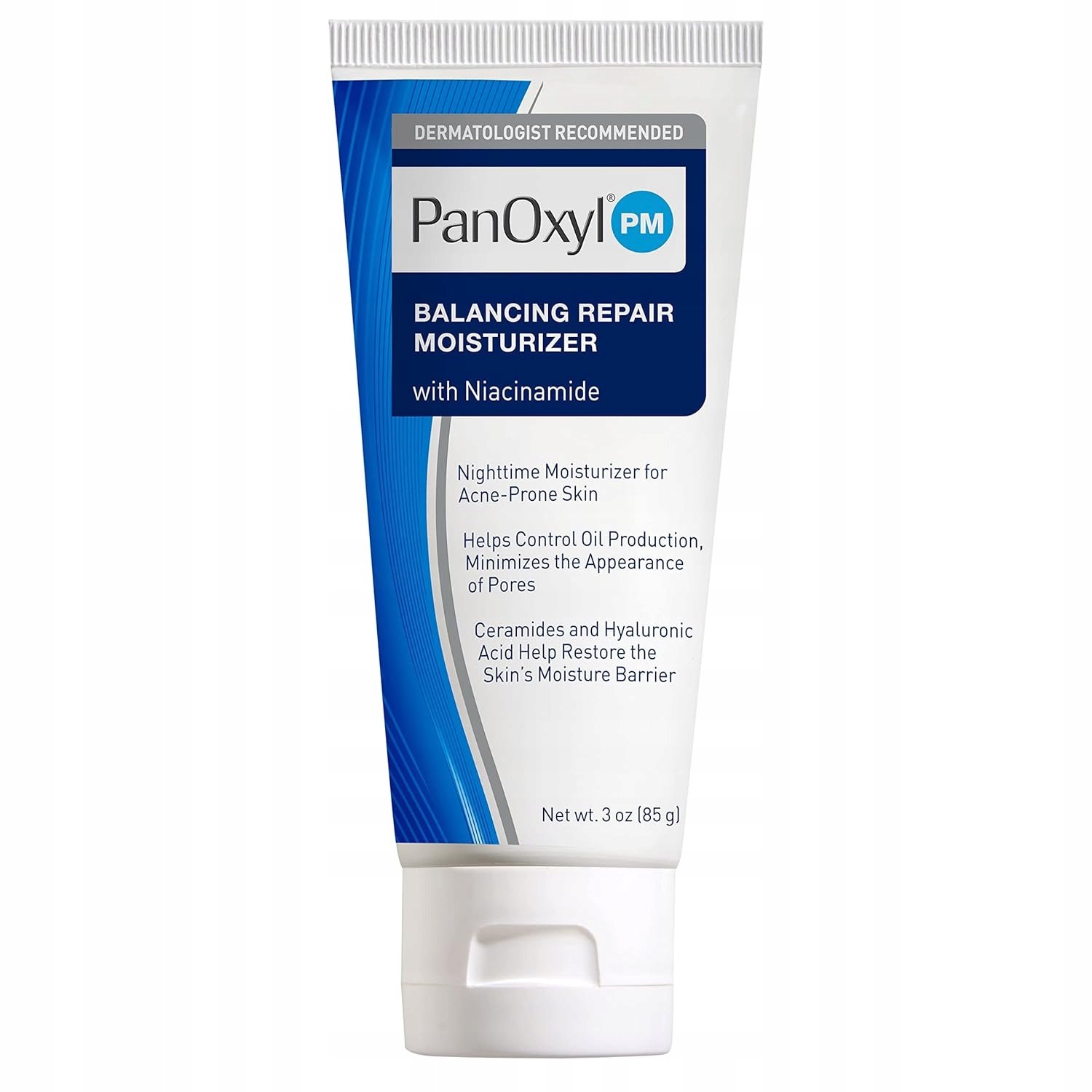 PanOxyl Pm balansujący krem nawilżający na trądzik 89 ml na noc