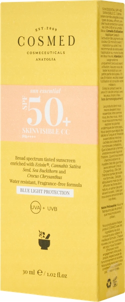 Cosmed Sun Essential krem do twarzy Skinvisible CC SPF50+ 30ml