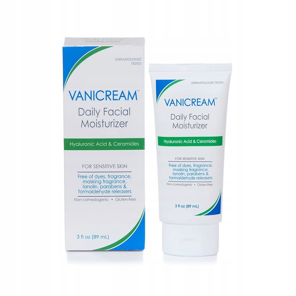 Vanicream krem nawilżający do twarzy z kw. hialuronowym i ceramidami 89 ml