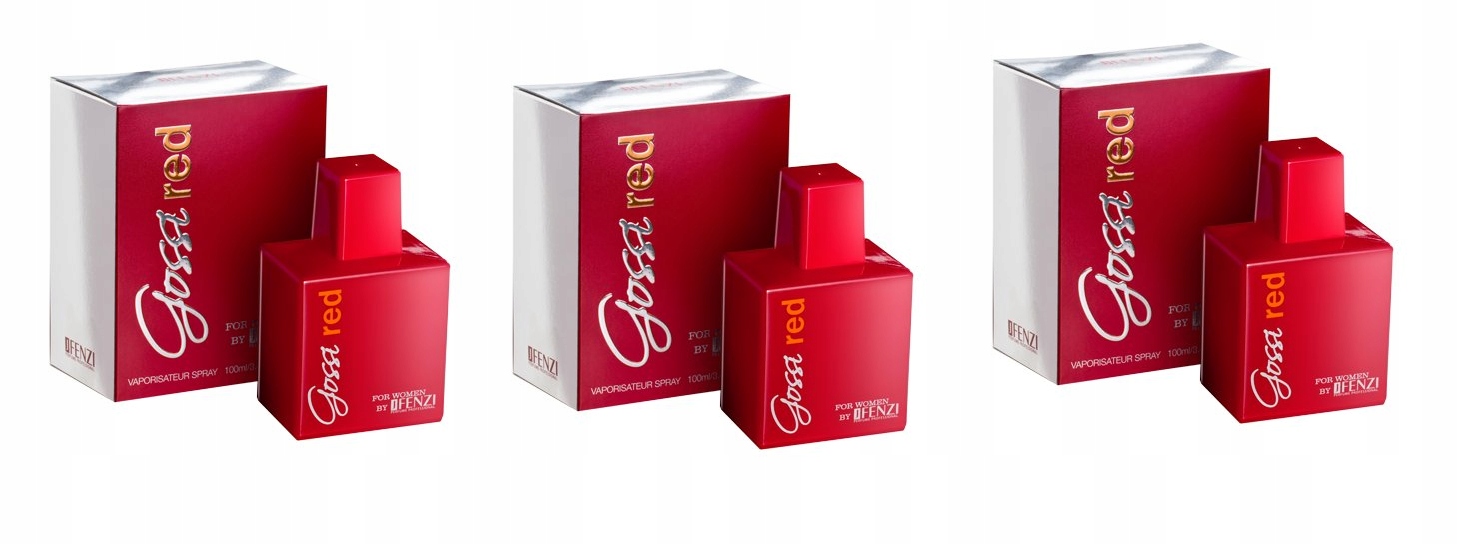 JFenzi Gossi Red Women 3x100ml Edp