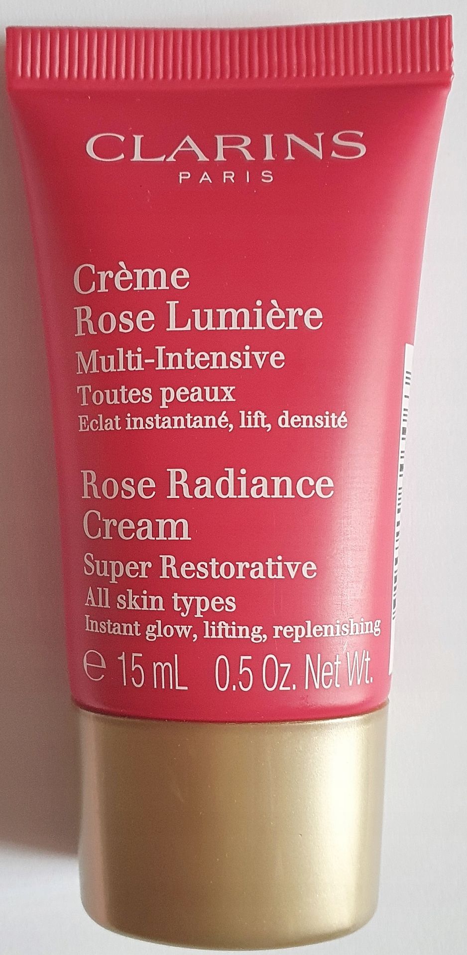 Clarins Lumiere Rose Radiance krem do twarzy na dzień 15 ml