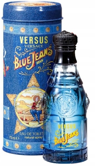 Perfumy Męskie Versace Blue Jeans 75 ml woda toaletowa Edt